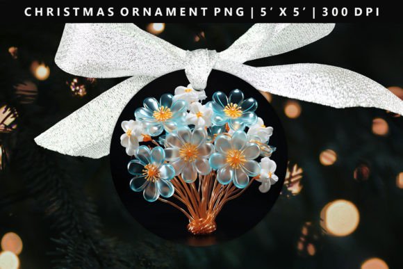 3D Bouquet Christmas Ornament Design: A Unique and Versatile Holiday Addition