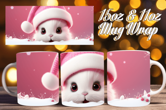 3D Winter Chill Mug Wrap 11oz Design Guide