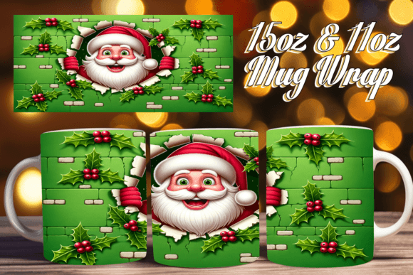 3D Winter Scene Wrap 15oz: Sublimation Design Guide