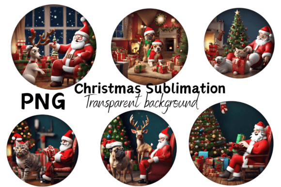 Christmas 3D Sublimation - Santa Claus: Strategic Asset Integration for Holiday Projects