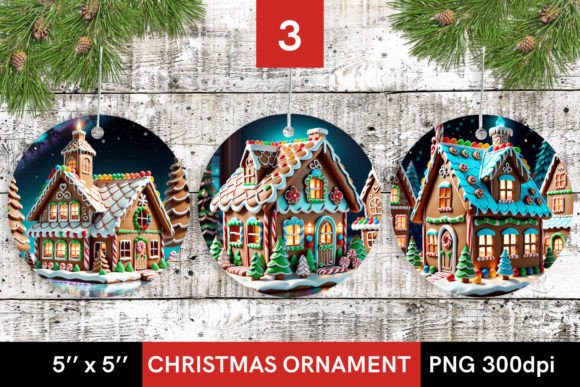 Crafting the Perfect 3D Gingerbread House Christmas Ornament with Sublimation
