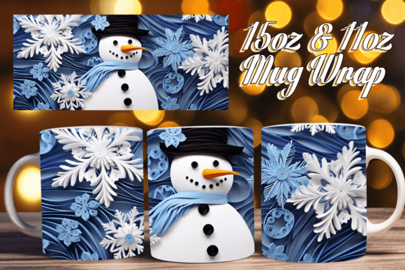 Elevating Holiday Merchandise with the Whimsical 3D Christmas Mug Wrap