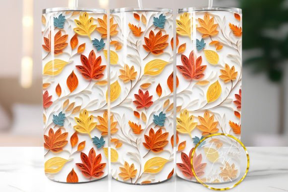 Exploring the 3D Fall Tumbler Wrap 3D Sublimation PNG for Custom Designs