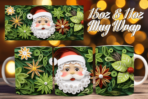Holiday 3D Magic Mug Wraps: 11oz & 15oz Guide
