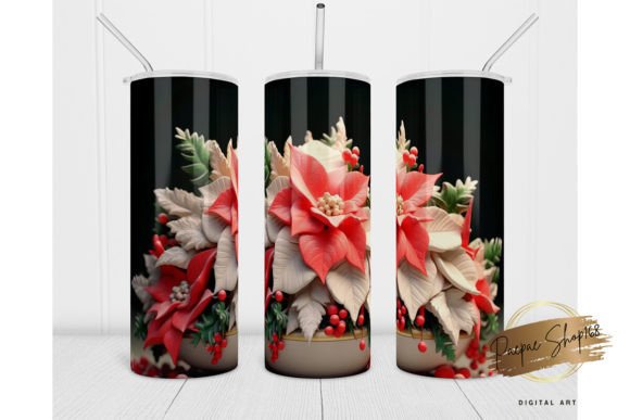Mastering the 20Oz 3D Christmas Flower Tumbler Wrap: A Guide to Digital Sublimation Success