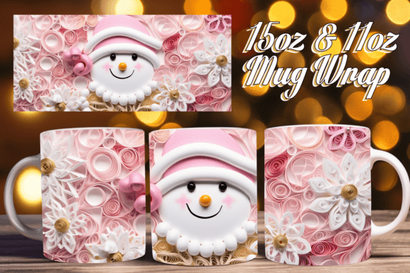 Mug Wrap Christmas Adventure in 3D: Integrating High-Resolution Assets into Sublimation Workflows