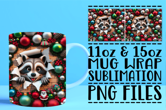 Santa 3D Wall Mug Wrap: Integrating High-Resolution Assets into Sublimation Workflows