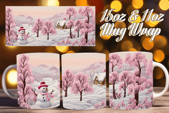 Winter Snowman 3D 15oz: Strategic Application for Sublimation Success
